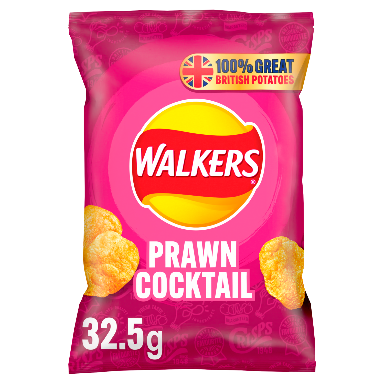 Walkers Crisps Chips Prawn Cocktail 32 x 32,5g | 55909